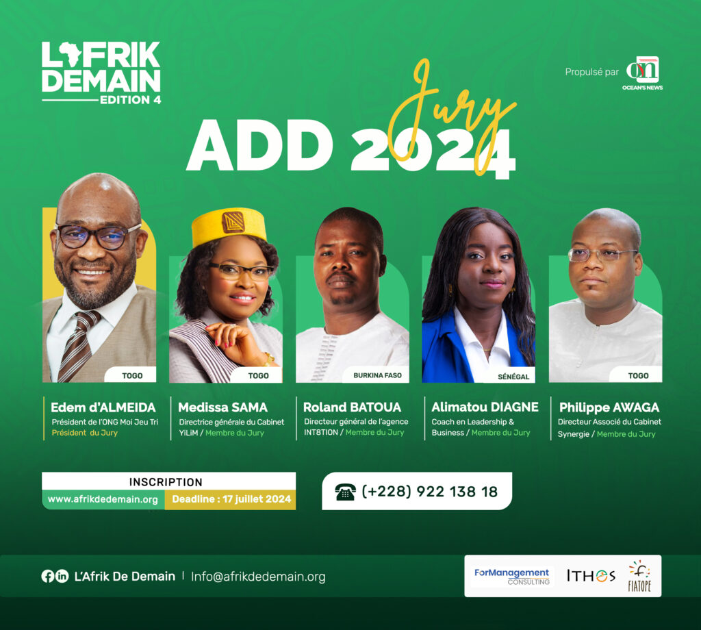 jury du programme L’Afrik De Demain