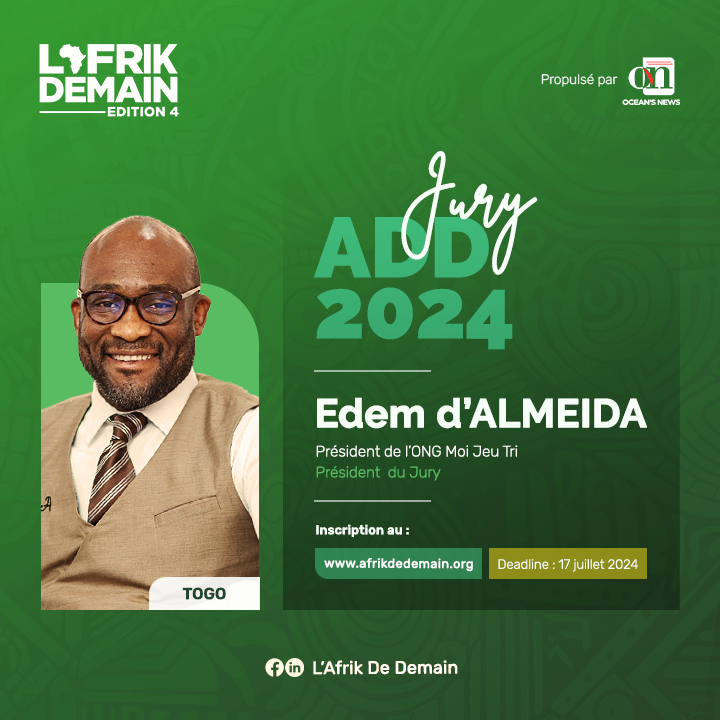 Edem d'ALMEIDA : Président du Jury ADD 2024